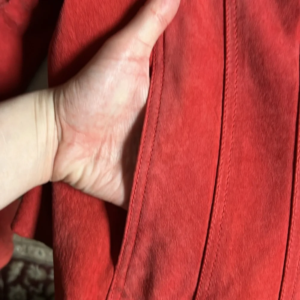 Vintage Bernardo Suede Jacket - Picture 10 of 10